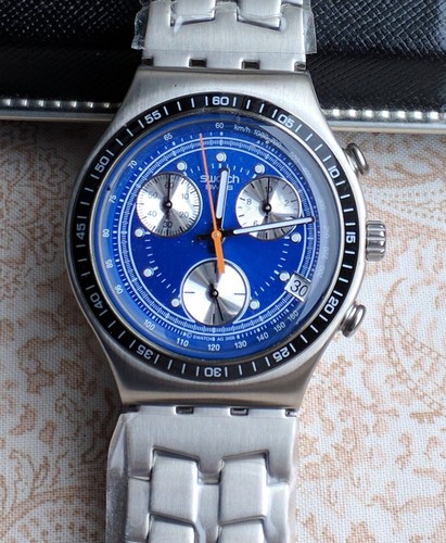 Swatch irony chrono - irony, azulo