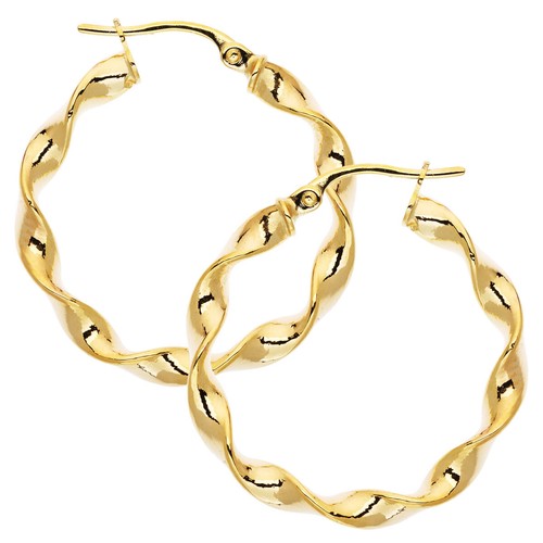 Creolen karat gold auf - gold,