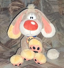 Diddl Hund Bibombl Kuscheltier Groß mit Halsband TOP! 22 x 45 cm