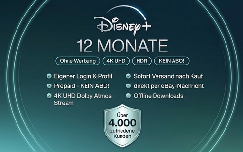 Disney plus monate premium - 12,