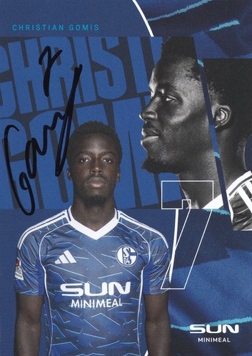 Autogrammkarte christian gomis - christian,