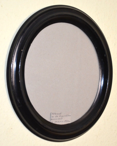 Biedermeier rahmen oval aus - biedermeier,