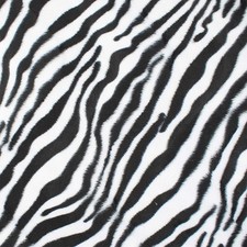 Tierfellimitat Stoff Zebra