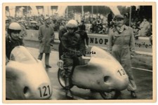 Orig. Foto Motorrad Krad Rennmotorrad bei Rennsport am Nürburgring 1955