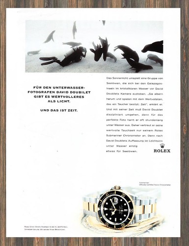 Rolex submariner reklame - -,