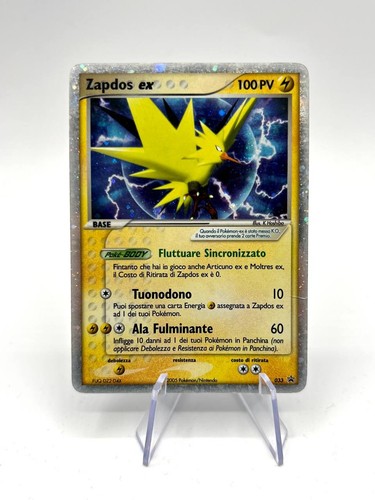 Pokemon zapdos np33 - zapdos, ex