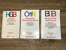 BGB (2018); ÖffR (2018); HGB