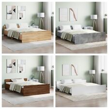 Bettgestell mit Kopf- und Fußteil Schlafzimmer Lattenrahmen Lattenrost Hochbett