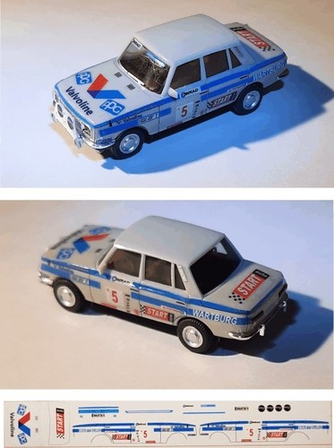 Wartburg rallye decal - wartburg,