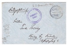 DSWA  FP-Brief  Windhuk 9.10.07 - Brieg  2.11.07   Soldatenstempel !