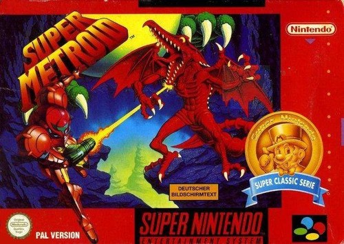Nintendo snes super - super, metroid