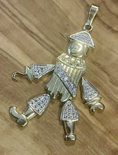 Retro Harlekin-Anhänger  925