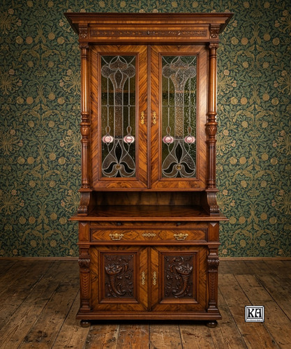 Antiker nussbaum schrank - antiker,