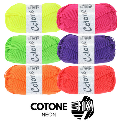Lana grossa cotone - neon, 50
