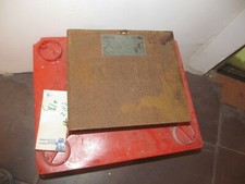 Opas Schmiede Shell Öl Metall Kasten Traktor Isaria Ersatzteil Werkzeug Kiste