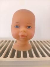 Alter Puppenkopf mit gemalten Augen von Lissi Dolls Nr. 35