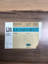 Ticket Eintrittskarte WM World