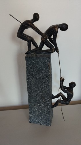 Skulptur assistance hilfe - -,