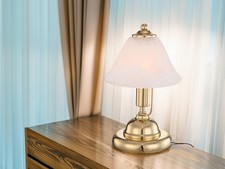 Messing Tischleuchte Antik