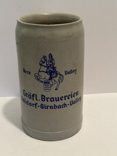 Graf Arco Valley Adldorf Birnbach Bayern Alter Bierkrug Steinkrug 1 l
