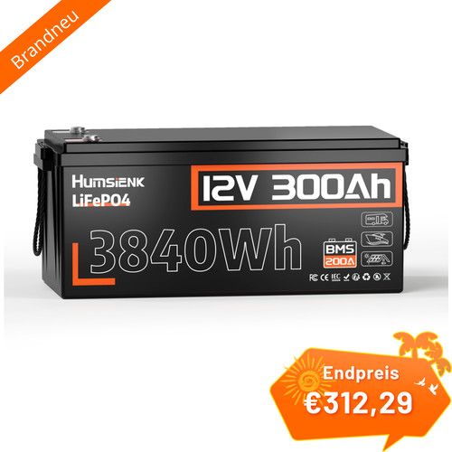 Humsienk 12v 300ah lifepo4 - humsienk,