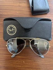 Ray Ban Vintage Sonnenbrille Precious Metals Outdoorsman / Gläser Grau 