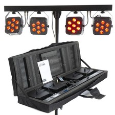 Platinum CLS-3 MKII LED Set, 28x 8W RGBW, 4 Pos. Scheinwerfer, Stativ, Fernbed.