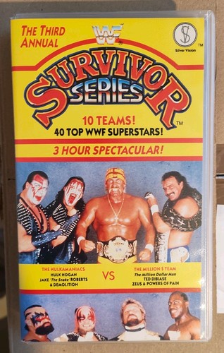 Wwf survivor series 1989 vhs - survivor,