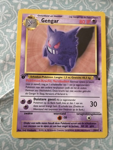 Gengar fossil 62 - gengar,