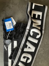 Balenciaga Schal schwarz-weiß