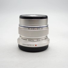 Olympus M.Zuiko Digital ED 12mm f/2 Lens (Sliver)