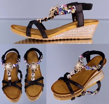 Damen Keil Sandaletten