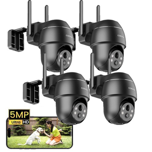Cooau 5mp überwachungskamera - 5mp,