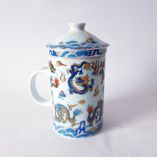 Keramik teetasse mit deckel - keramik,