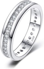 Silber 925 Damen Eheringe Set