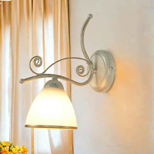 Wandleuchte shabby weiß - wandleuchte,