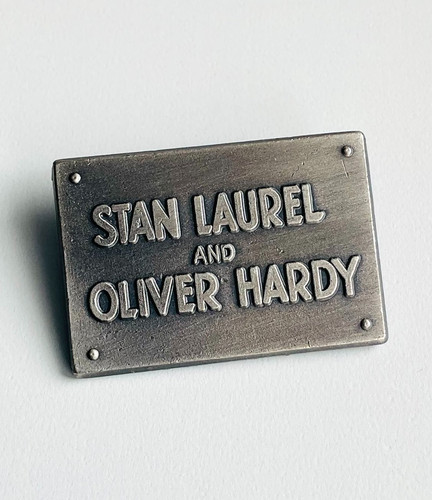 Laurel and hardy brosche - hardy,