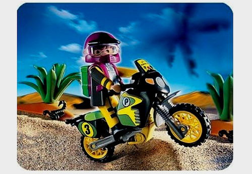Playmobil 4426 ralley motorrad - playmobil, ralley-motorrad