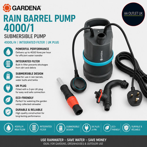 Gardena regenfasspumpe 4000 - regenfasspumpe, 1