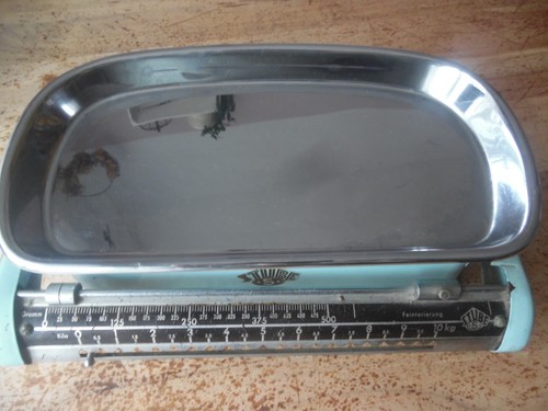 Alte küchenwaage mechanisch - küchenwaage,
