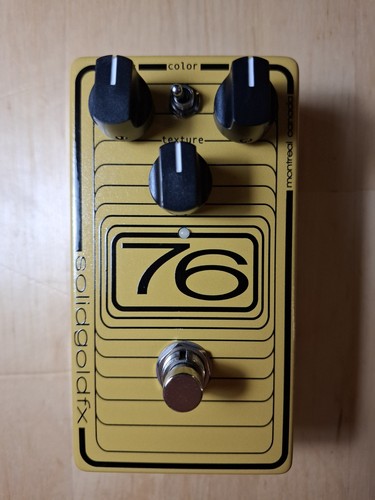 Solid gold octave fuzz - gold,