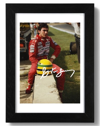 Ayrton senna signed autogramm - senna,