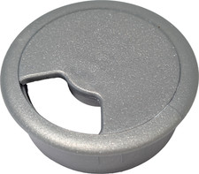 3 x RESTPOSTEN KABELDURCHFÜHRUNG KABELAUSLASS KABELDURCHLASS ANTHRAZIT 60mm