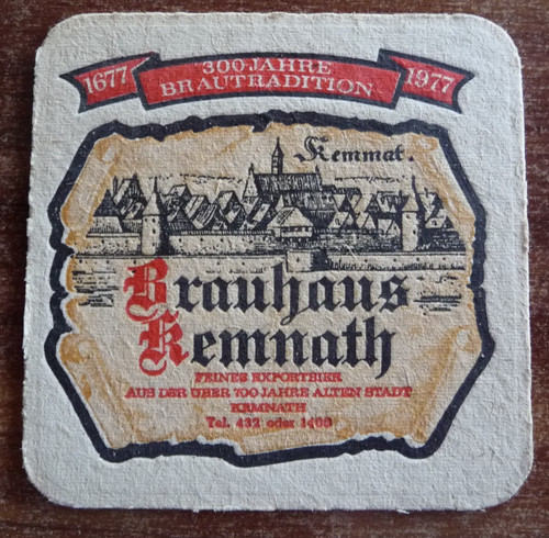 Bierdeckel brauhaus kemnath - brauhaus,
