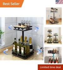 Gewürzregal Drehbar 2 Etagen