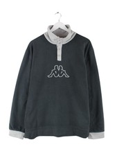 Kappa Big Logo Fleece Jacke Grau XL Herren
