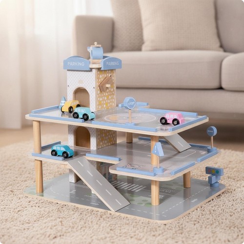 Parkhaus aus holz - aus,