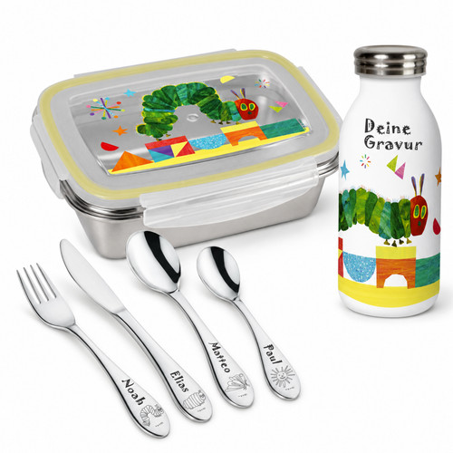 Raupe nimmersatt kinder set - raupe,