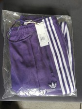 Adidas Trainingshose Beckenbauer Real Madrid JF2582 Neu Größe L Farbe Lila Weiß