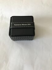 Reisewecker analog klappbar Werbegeschenk Hannovermesse 2001 unbenutzt